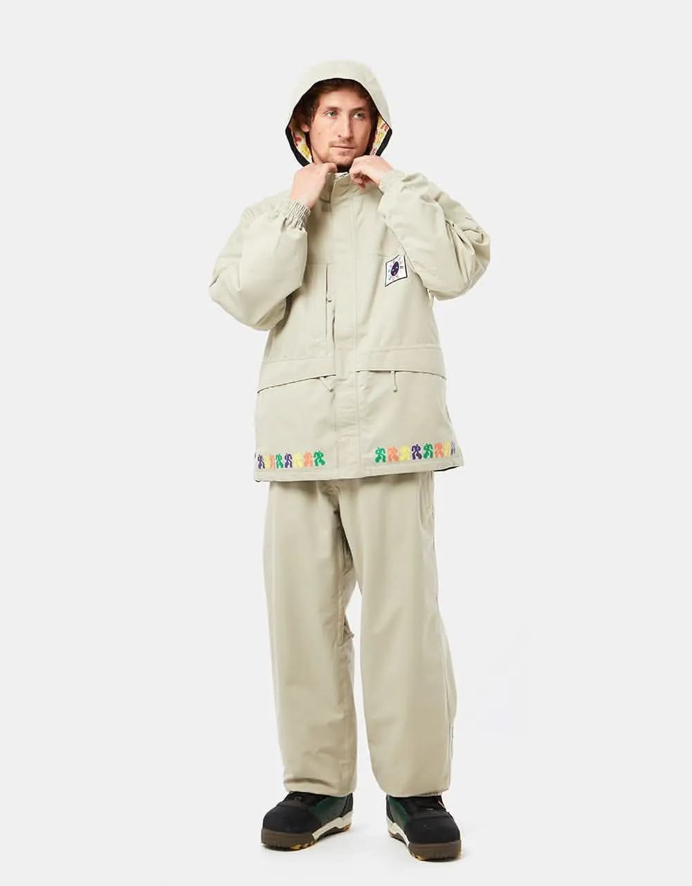 686 x Forest Bailey Dojo 2023 Snowboard Jacket - Putty