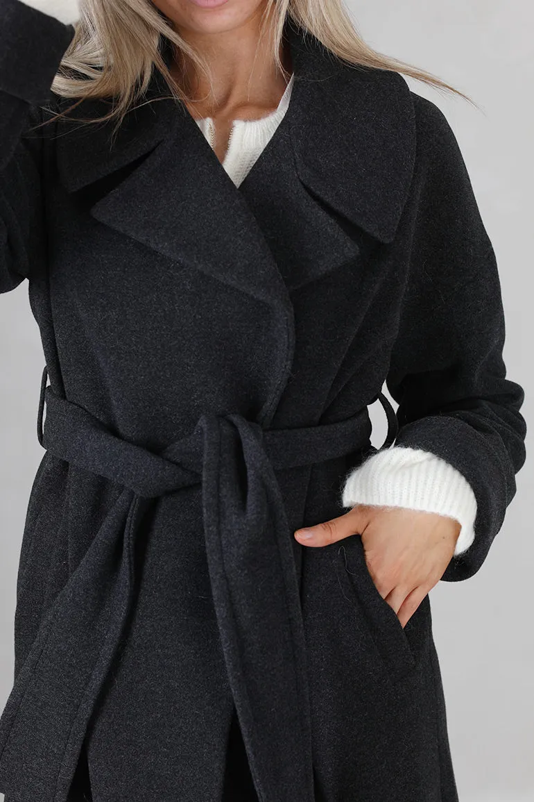 Adele Wool Coat Grey