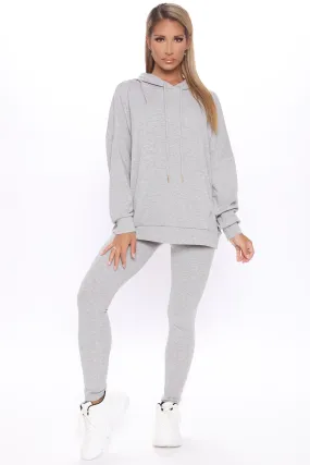 Ava Legging Set -HeatheredGrey
