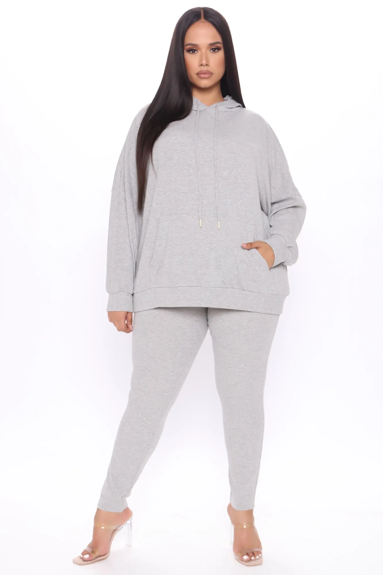 Ava Legging Set -HeatheredGrey