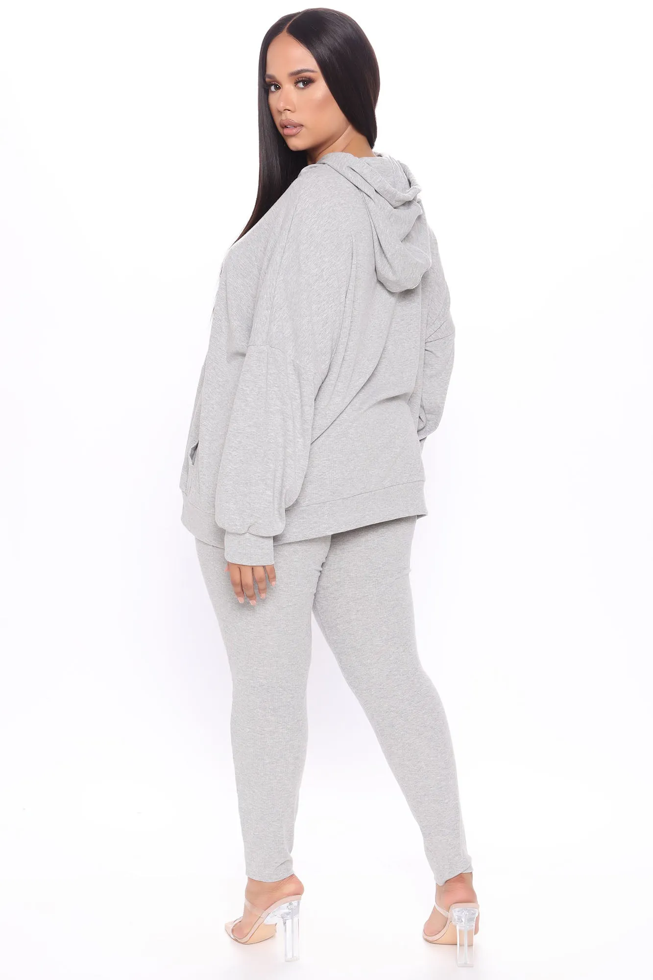 Ava Legging Set -HeatheredGrey