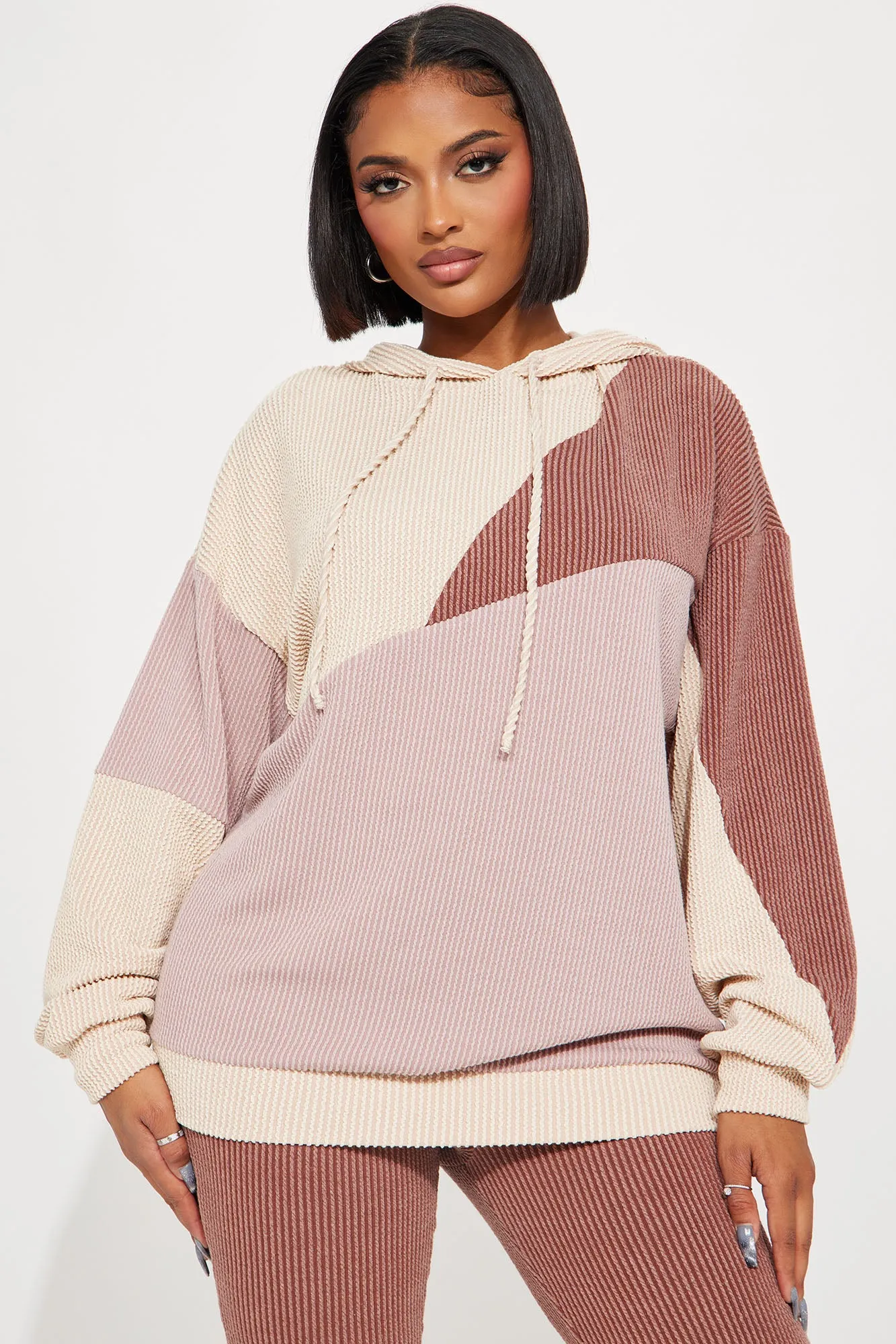Bianca ColorBlock Legging Set - Mocha/combo