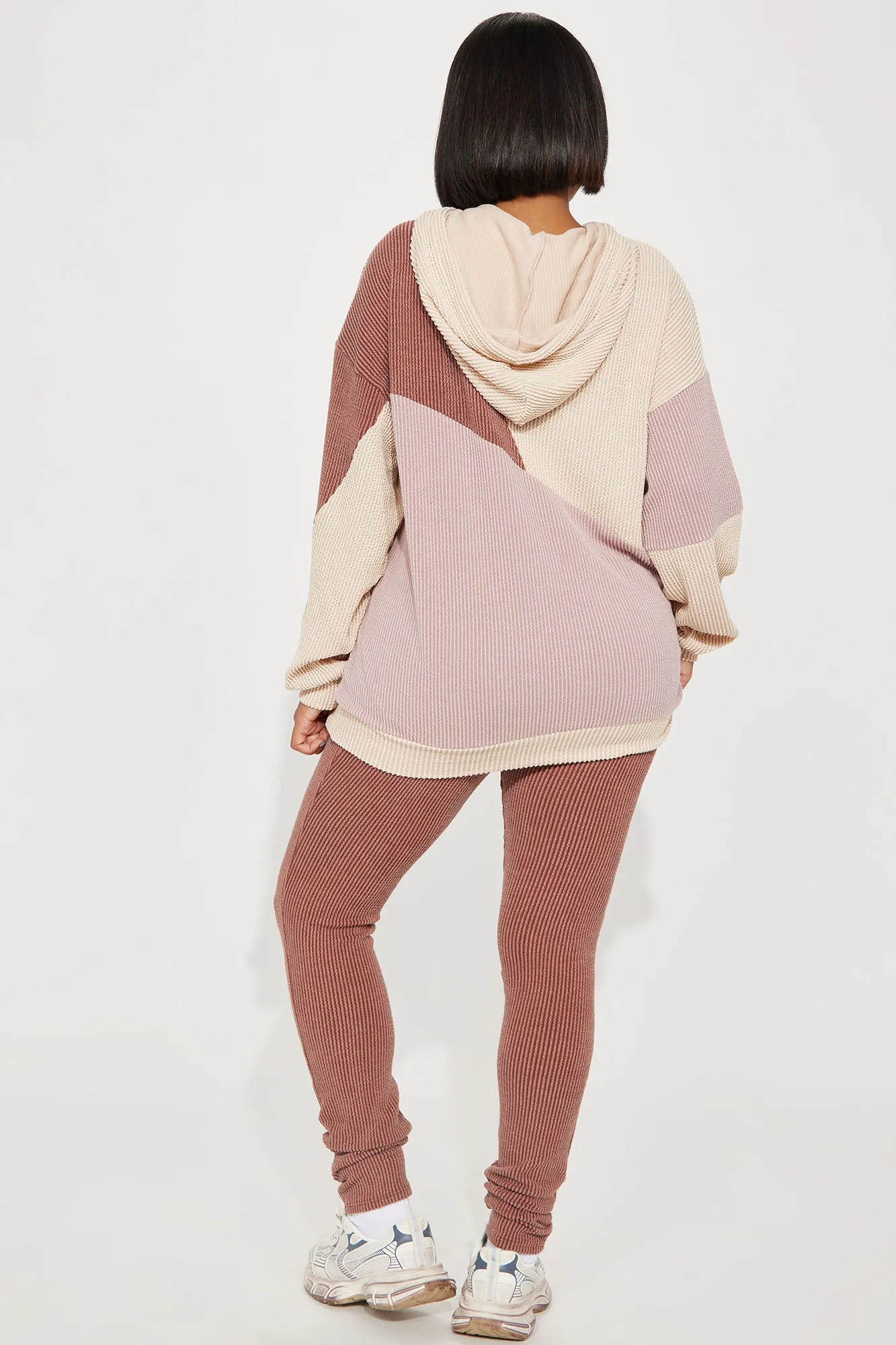 Bianca ColorBlock Legging Set - Mocha/combo