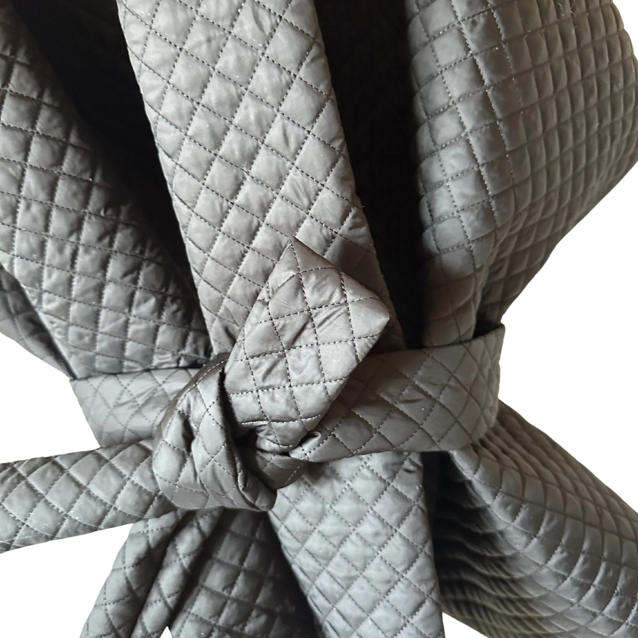 Black Long Lagre Wide Scarf Puffer 25x80 inch with 2 pocket and Belt. Cape around shoulders wrap. Winter quilted shawl. Warm padded scarf. Down puffy scarves.