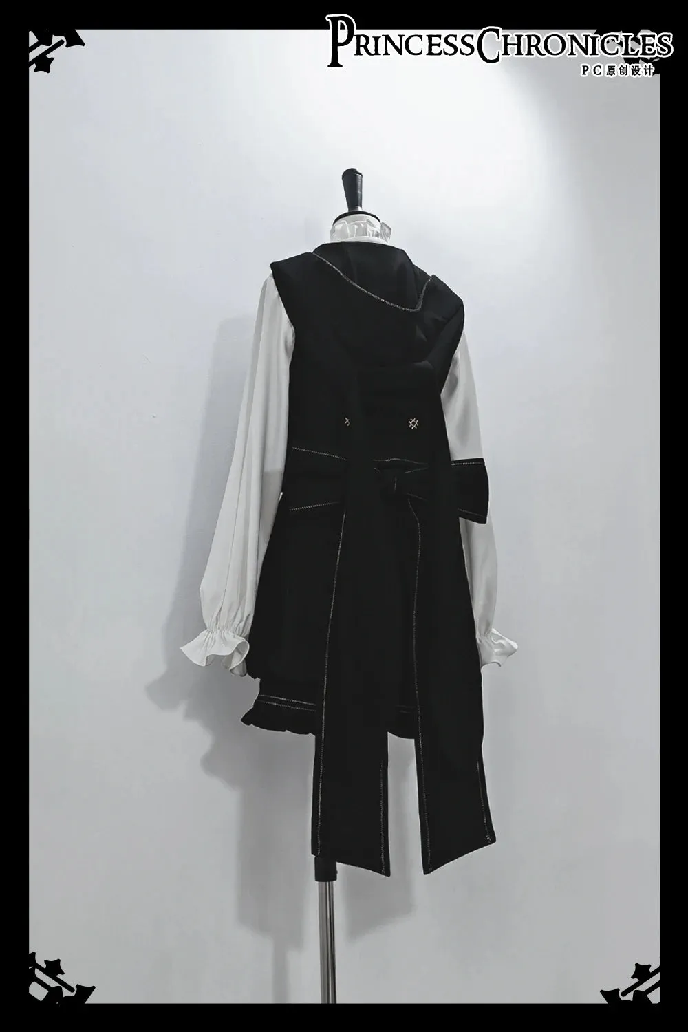 Boy Style Ouji Lolita Prince Hooded Cloak / Vest / Shorts / Long Sleeve Shirt by Princess Chronicles ~ Rabbit in a Hurry
