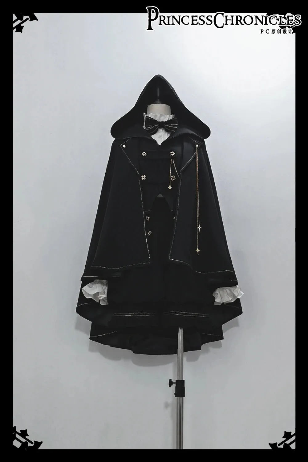 Boy Style Ouji Lolita Prince Hooded Cloak / Vest / Shorts / Long Sleeve Shirt by Princess Chronicles ~ Rabbit in a Hurry