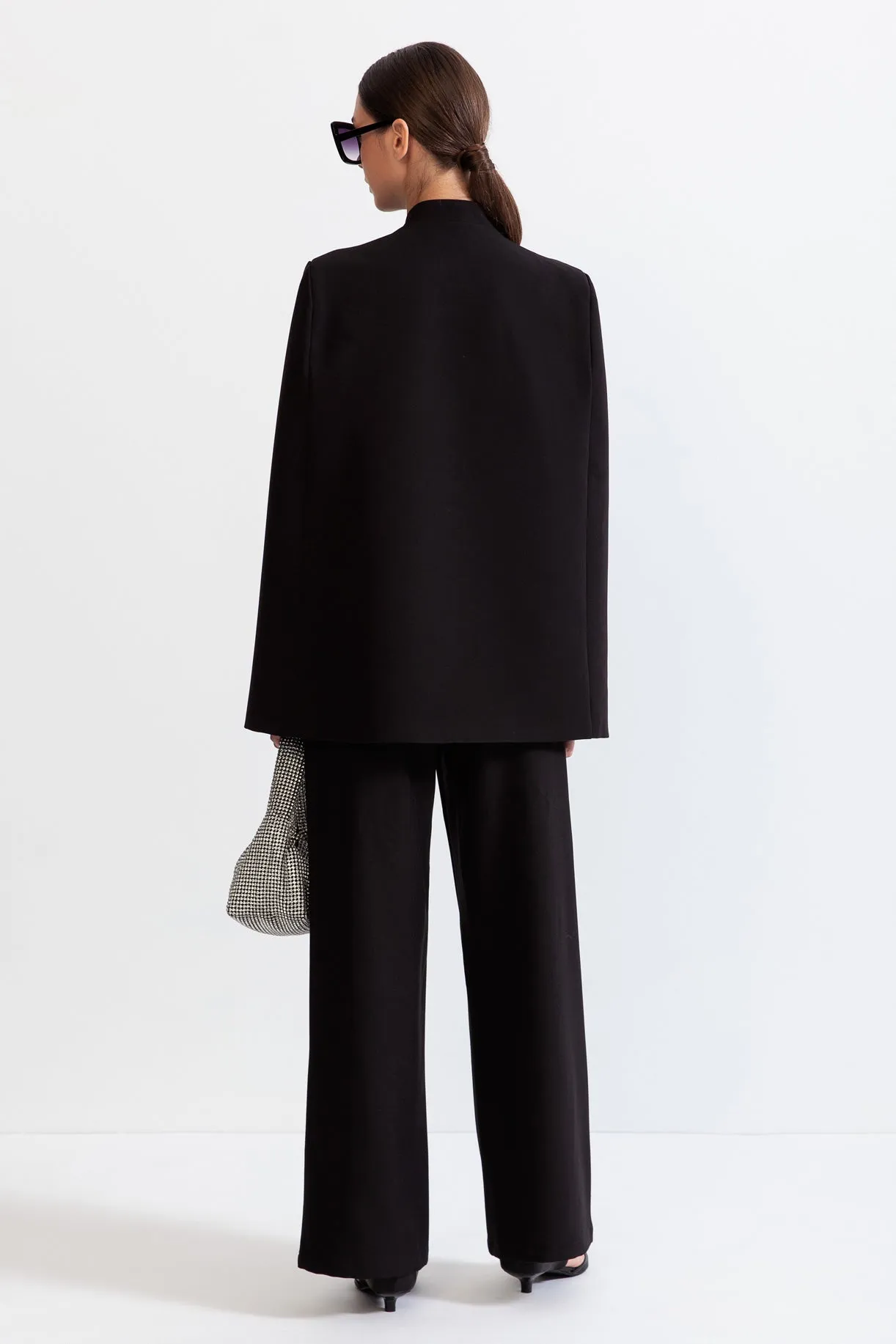 Cape de smoking bijou - Noir