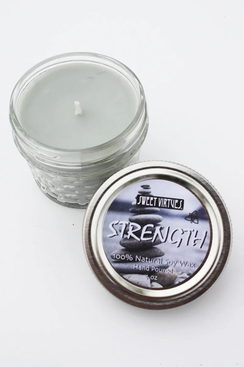 DISCREET WRAP SCARF / SOY CANDLE COMBO