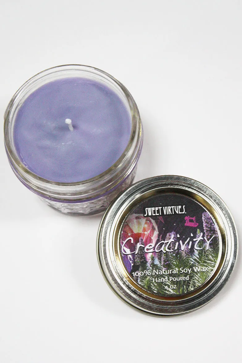DISCREET WRAP SCARF / SOY CANDLE COMBO