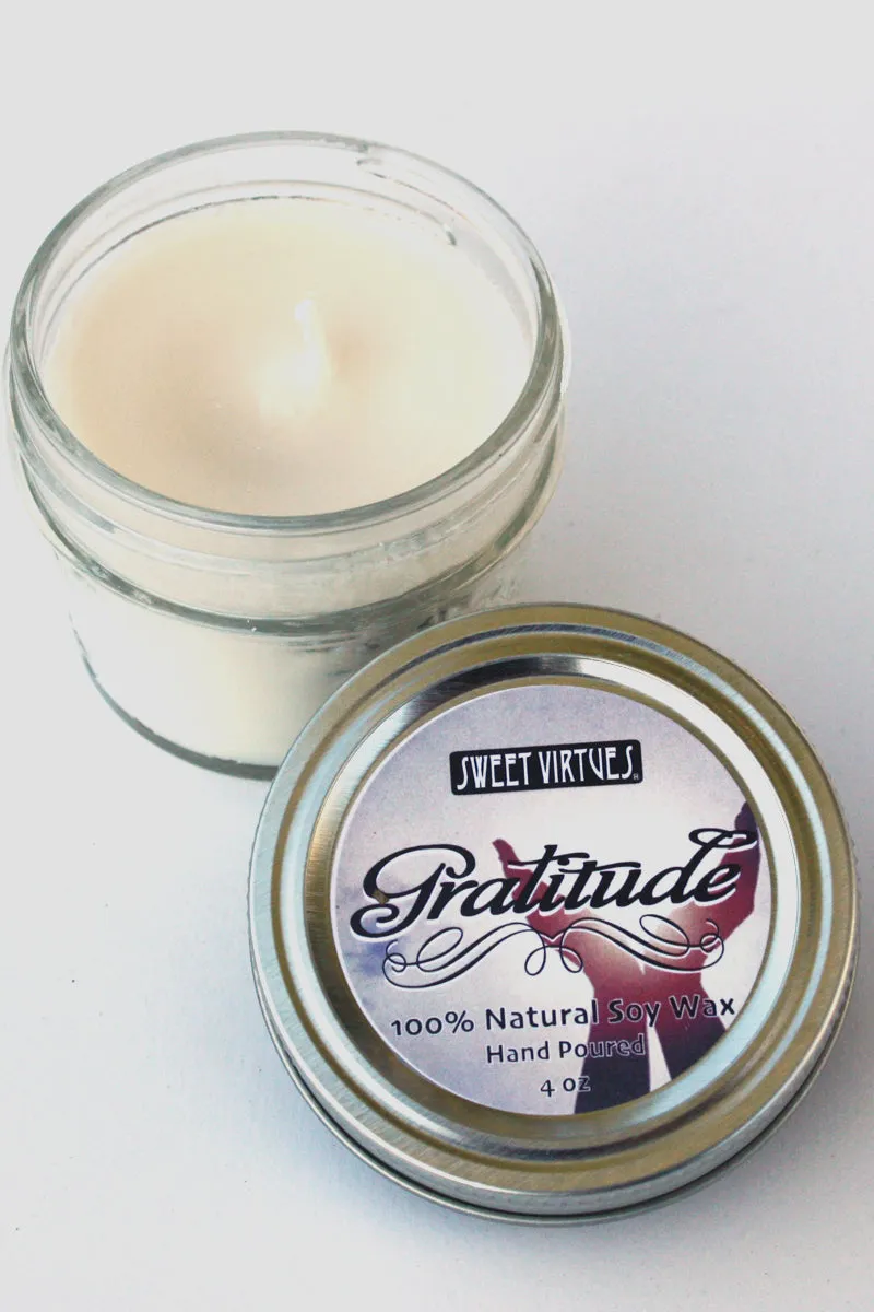 DISCREET WRAP SCARF / SOY CANDLE COMBO