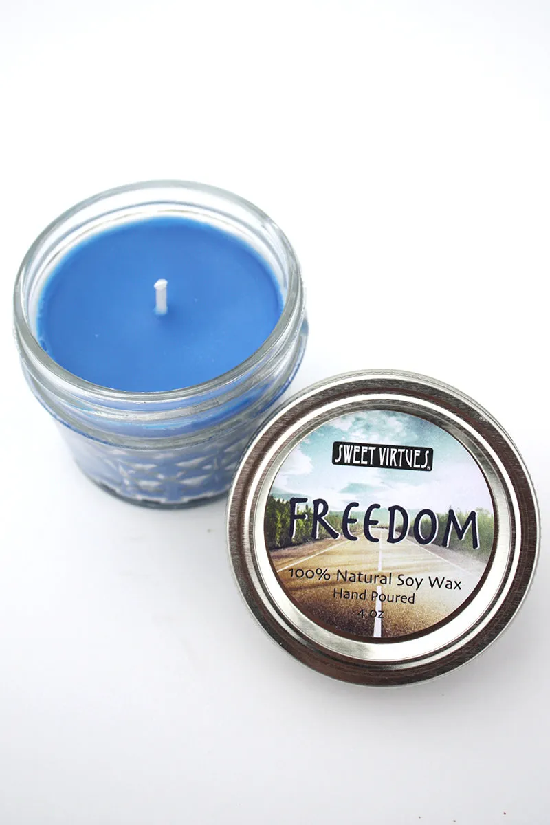 DISCREET WRAP SCARF / SOY CANDLE COMBO
