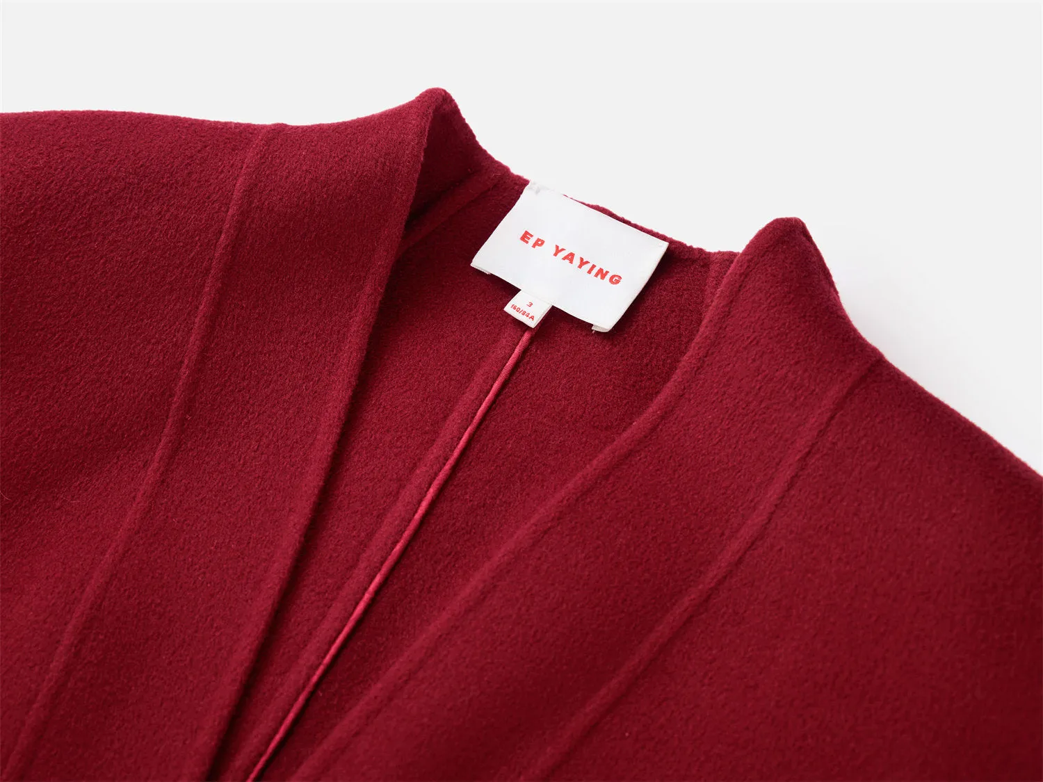 EP YAYING Double-Sided Wool Coat