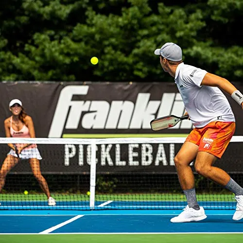 Franklin Sports Pro Pickleball Paddle - Pro Tournament Pickleball Paddle - Extra Grip MaxGrit Technology - Ben Johns Signature Pickleball Paddle, Model:52783