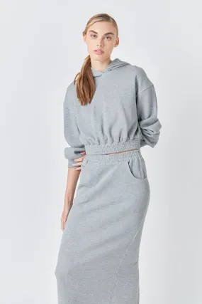 Grey Lab - French Terry Cropped Hoodie