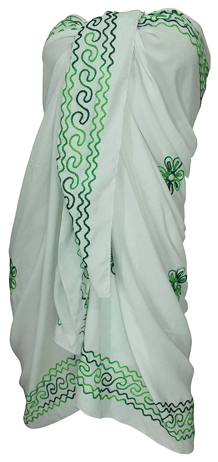 LA LEELA Women Beachwear Bikini Wrap Cover up Swimwear Solid 6 ONE Size