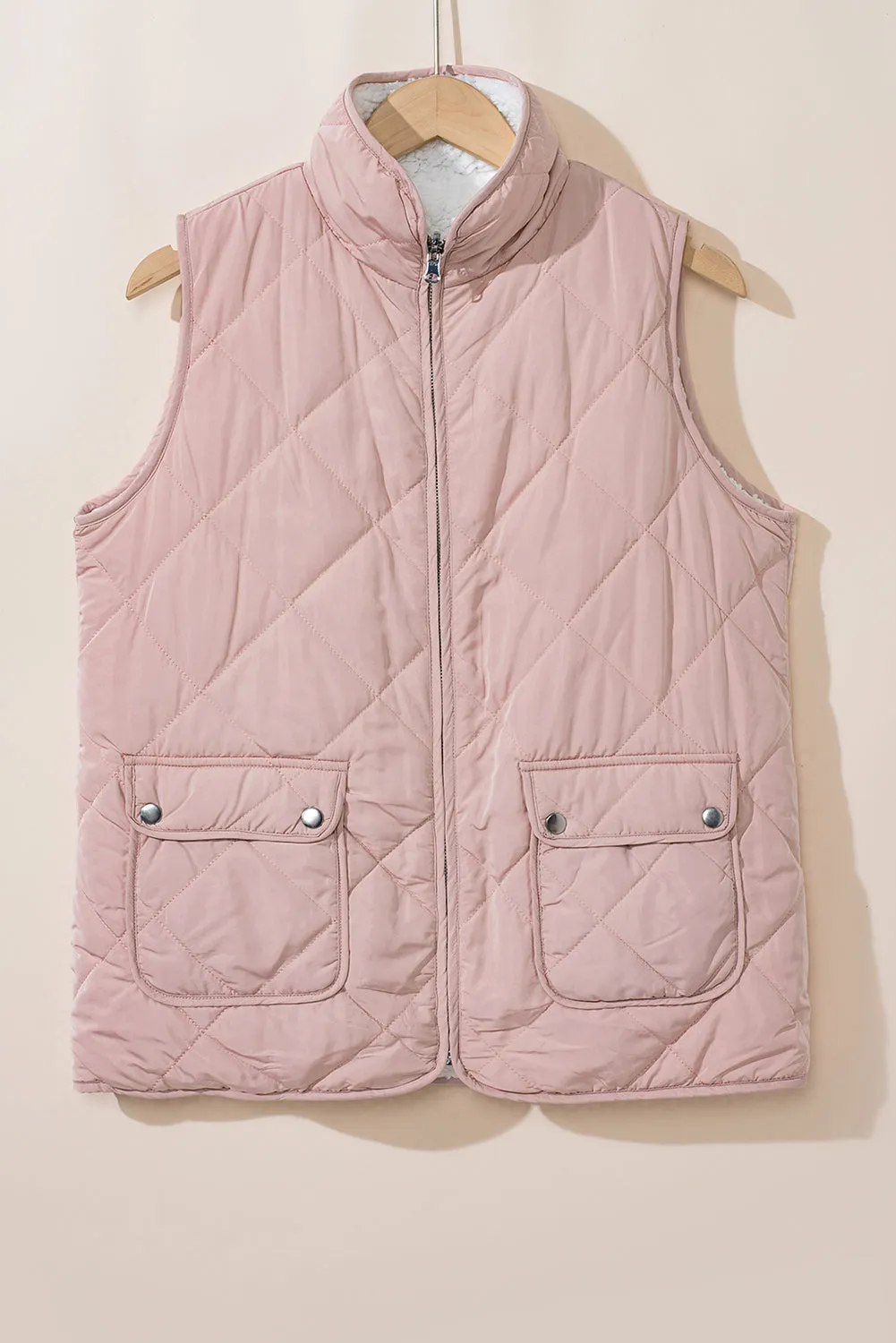 Lillian Fleece Lined Quilted Vest