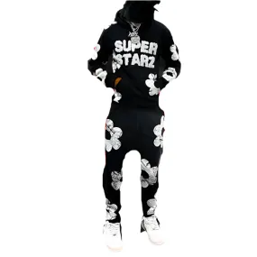 Men's Embroidered Hoodie and Sweatshirt Tracksuit Set – Stylish Pants and Sportswear for Men