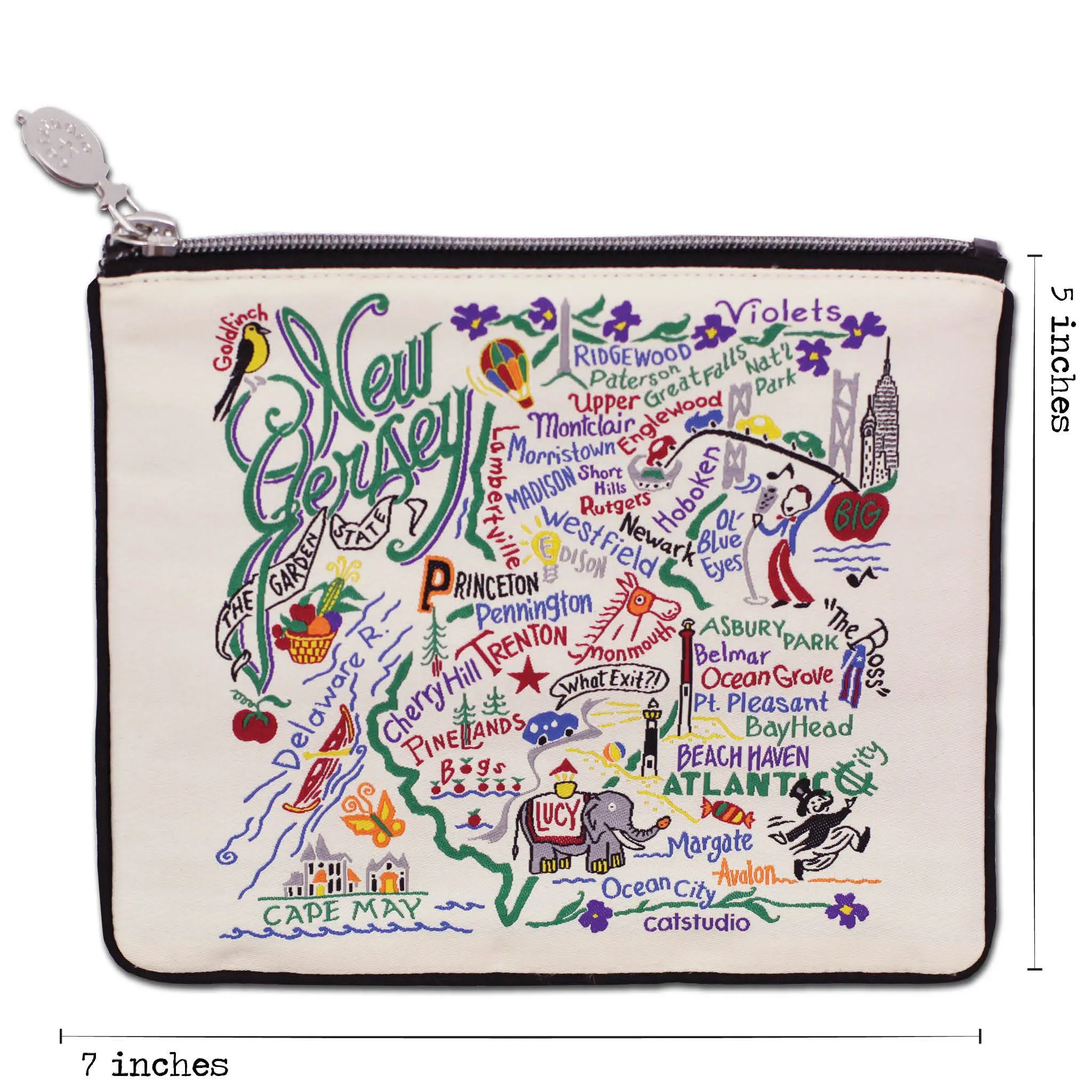 New Jersey Zip Pouch - Natural