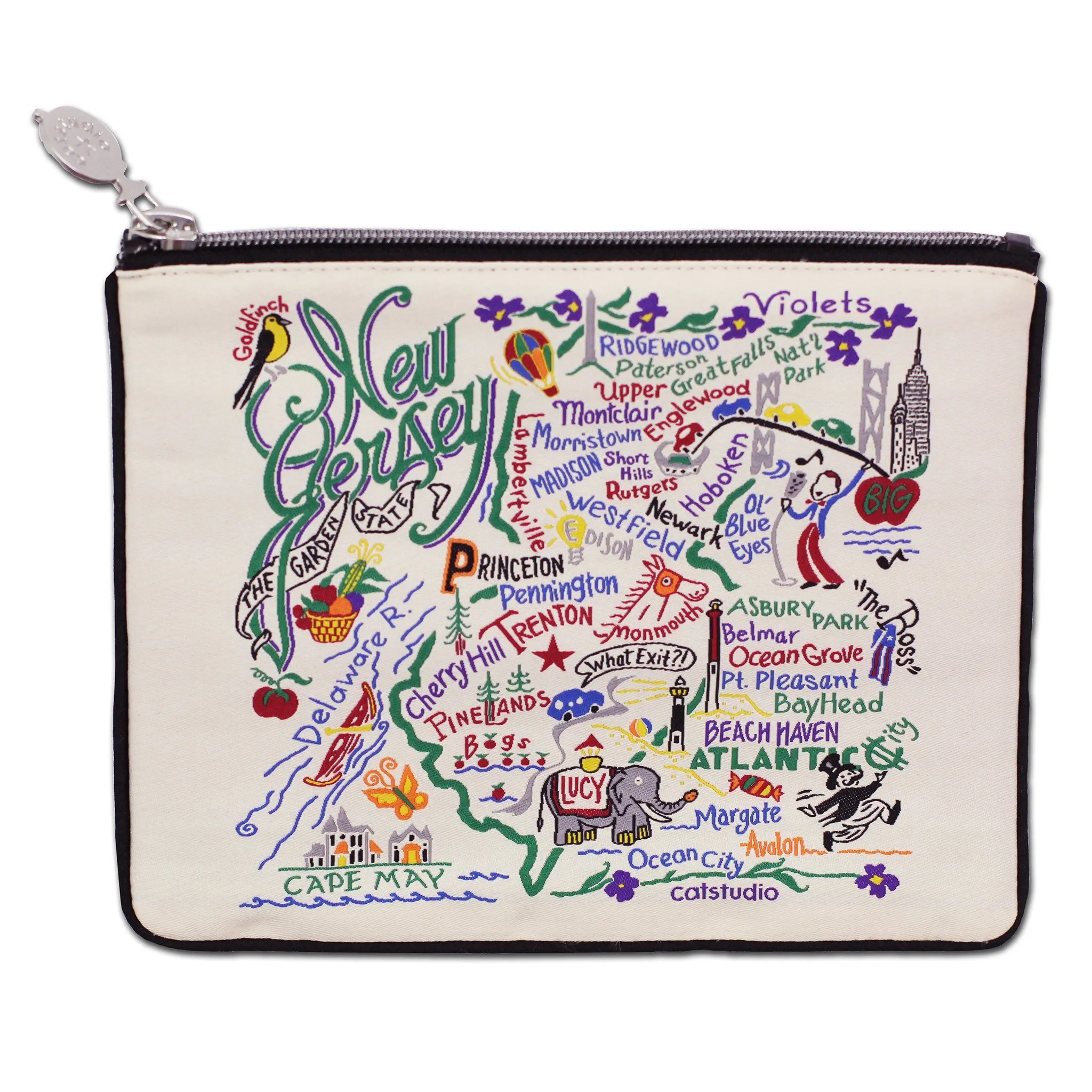 New Jersey Zip Pouch - Natural