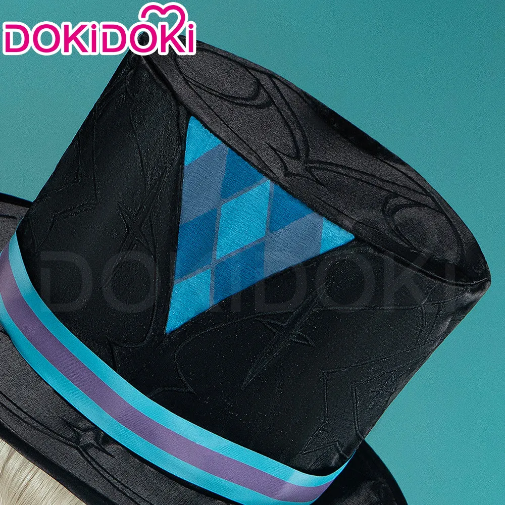 【Partial Size Ready For Ship】【Size S-2XL】【Magical Hat 】DokiDoki-R Game Genshin Impact Cosplay Fontaine Lynette Costume / Hat Magician Women