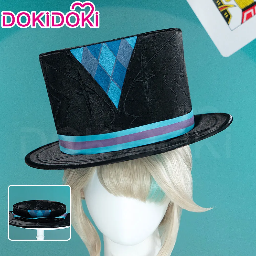 【Partial Size Ready For Ship】【Size S-2XL】【Magical Hat 】DokiDoki-R Game Genshin Impact Cosplay Fontaine Lynette Costume / Hat Magician Women