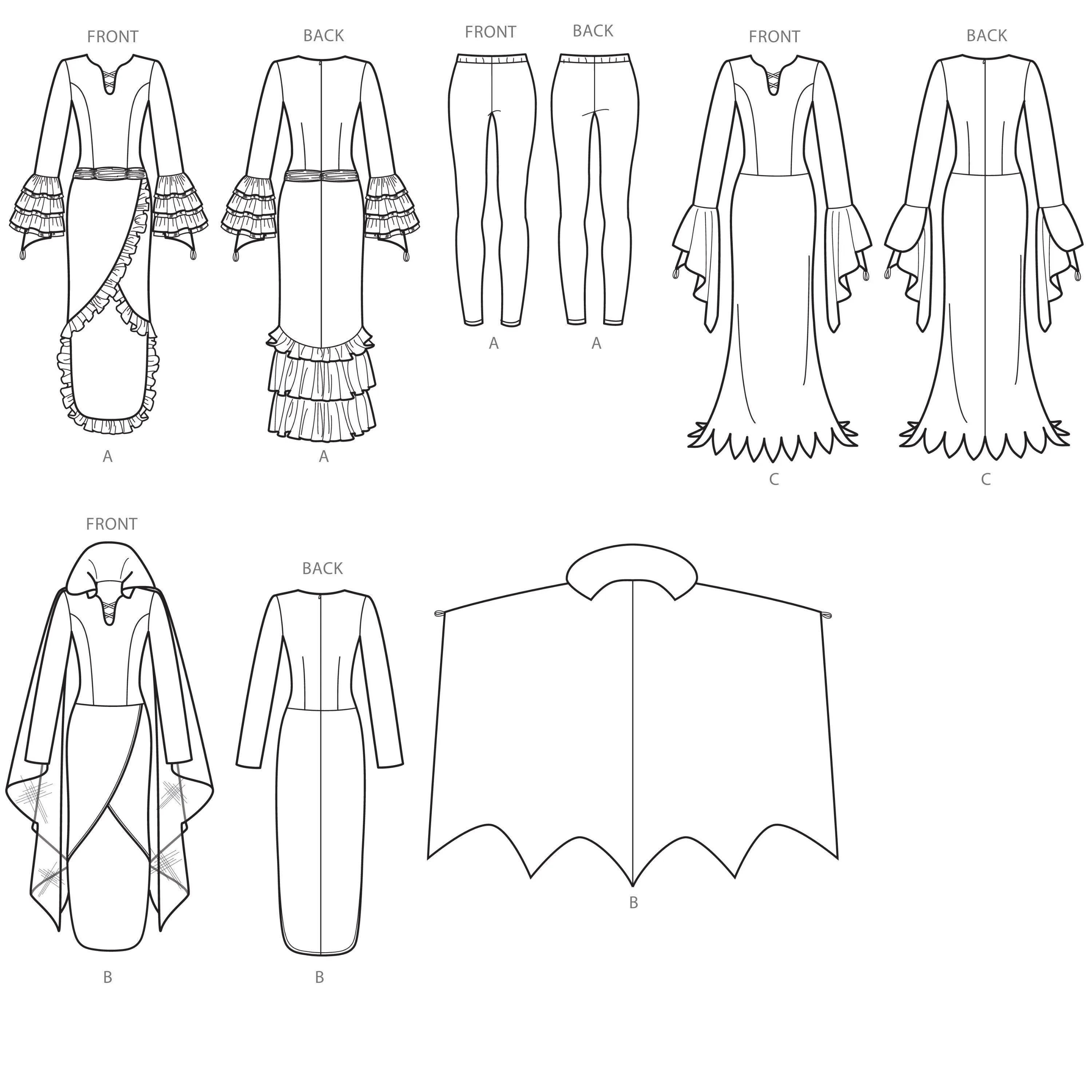 Simplicity 8973 Halloween Costume Pattern | Femme Fatale