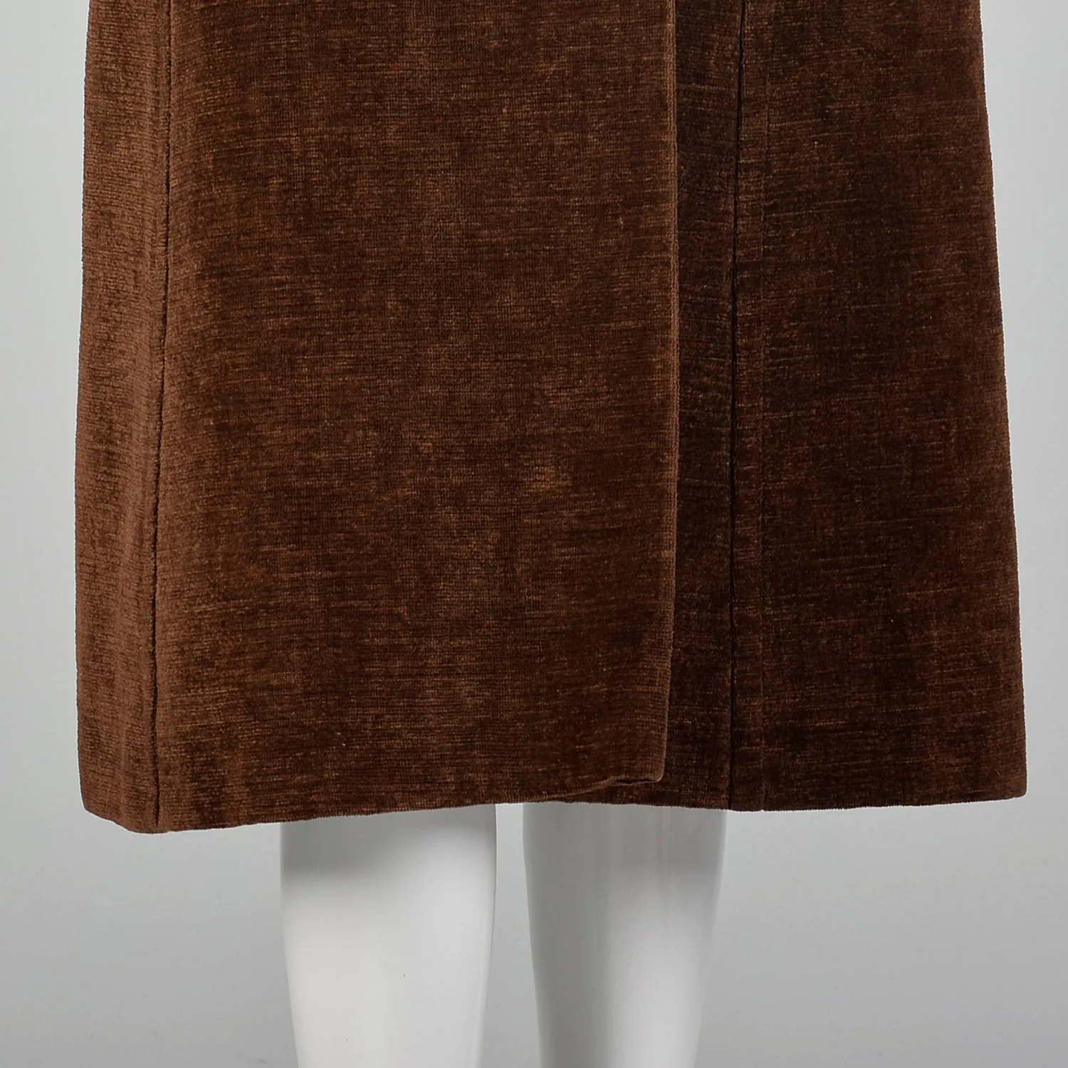 Small Brown Corduroy 70s Trench