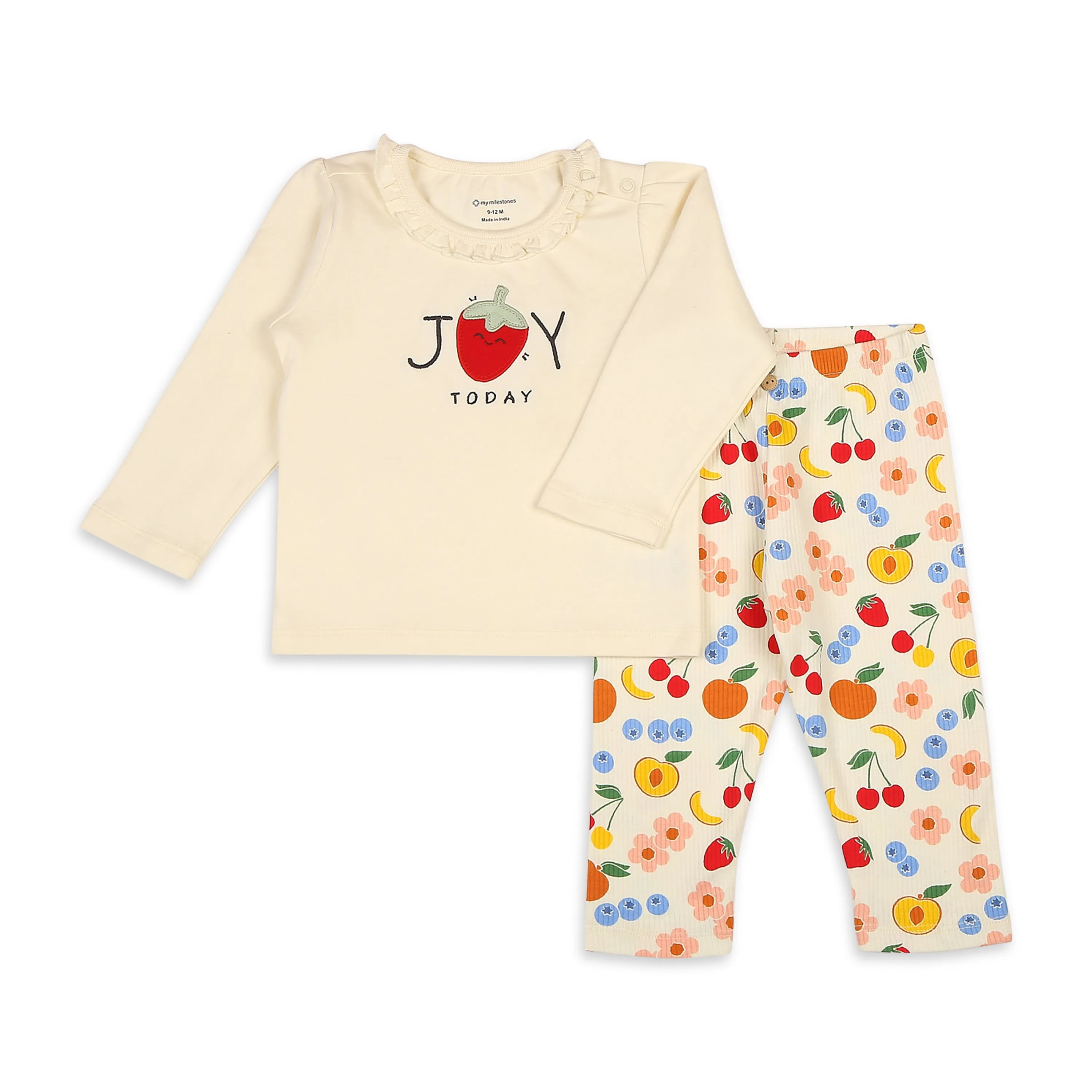 Strawberry Patch Tee With Hoodie And Leggings