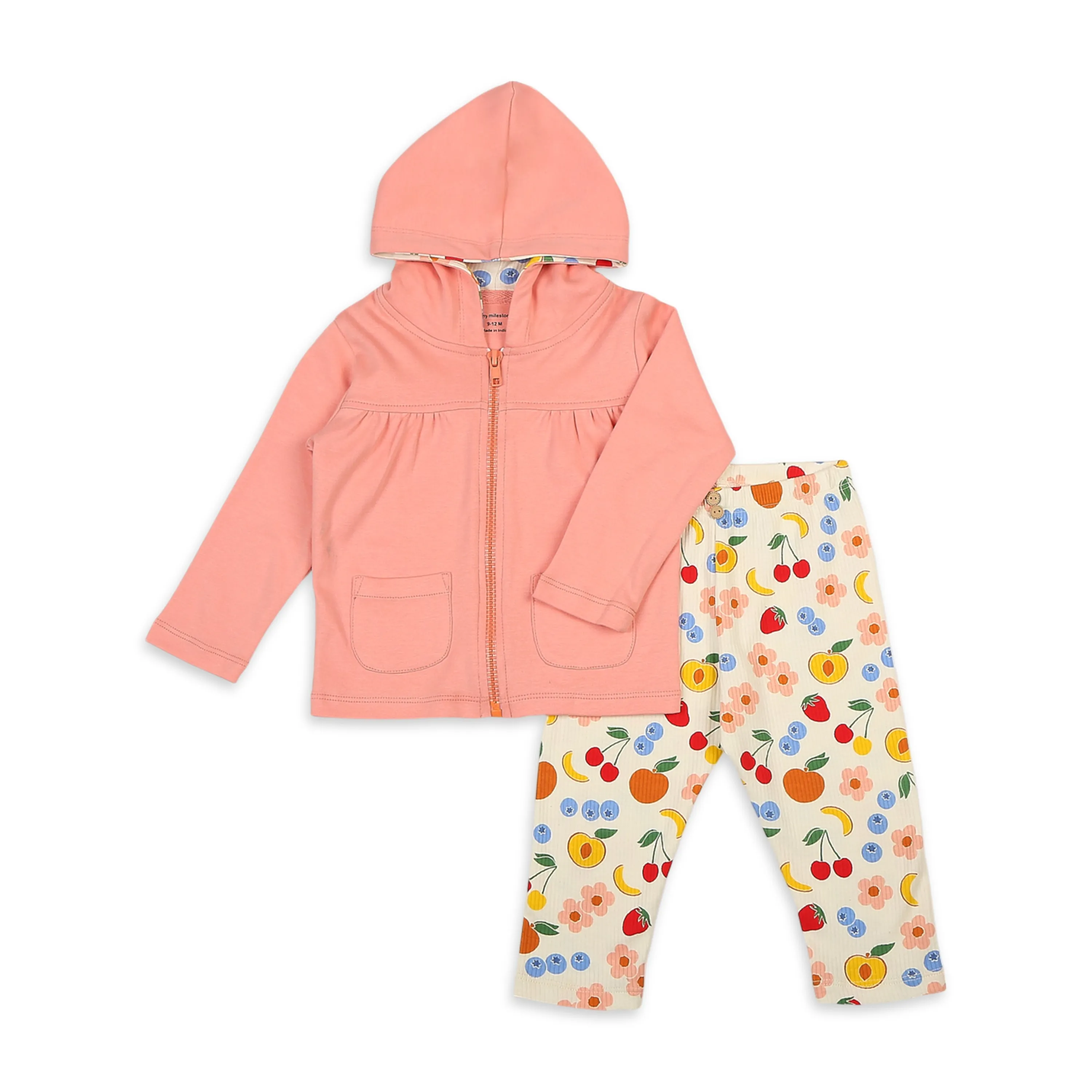Strawberry Patch Tee With Hoodie And Leggings