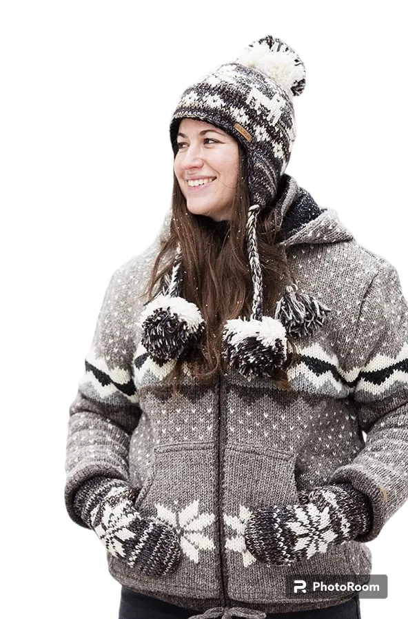 Sweater Wool Snowflakes