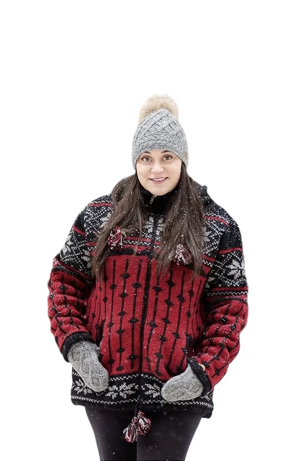 Sweater Wool Snowflakes