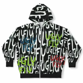 Ugly Fly Premium Fashion Voluptuous ( ) Plus-size Ziphoodie