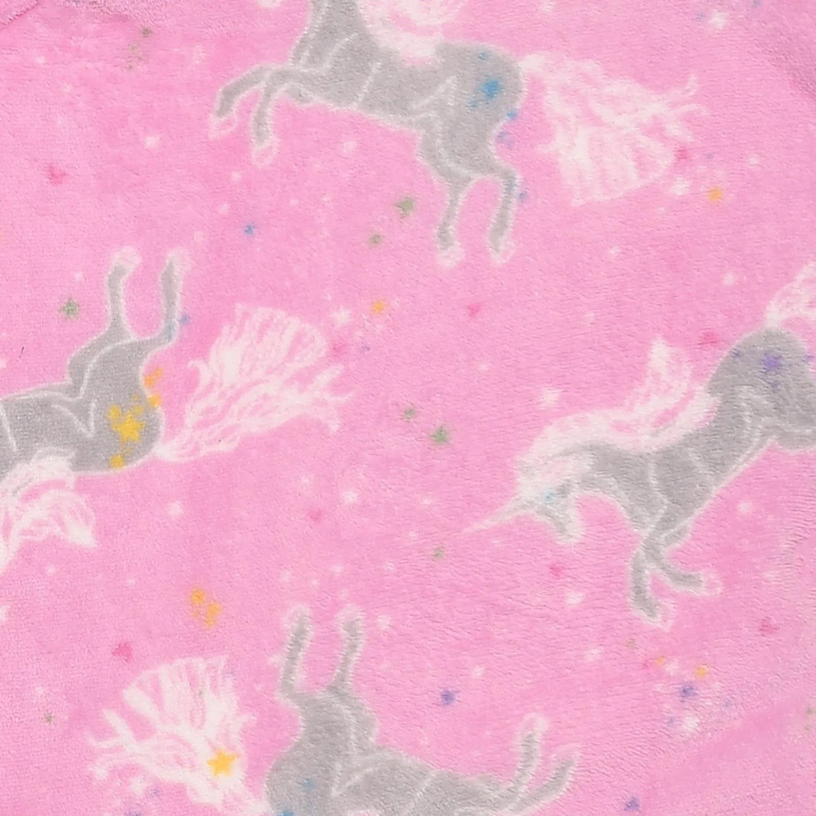 Unicorn Sherpa Fleece Poncho
