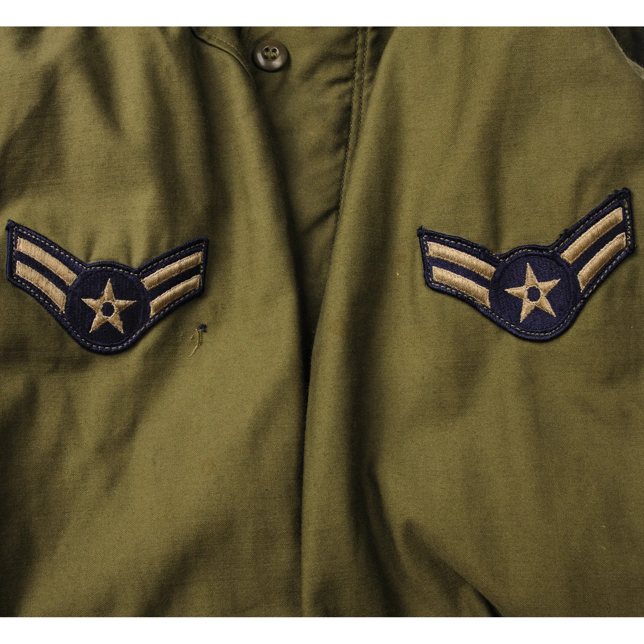 VINTAGE USAF US AIR FORCE M65 FIELD JACKET 1967 VIETNAM WAR SIZE MEDIUM LONG