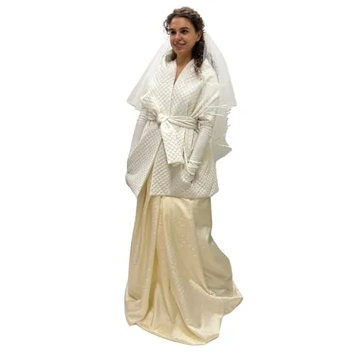Wedding Winter Cape for Bride Scarf With Pockets for Women Long Lagre Wide Cape Puffer 20x80 inch with 2 pocket and Belt Around shoulders wrap Winter Quilted Shawl Warm Padded Down Puffy Scarves  Handmade Products