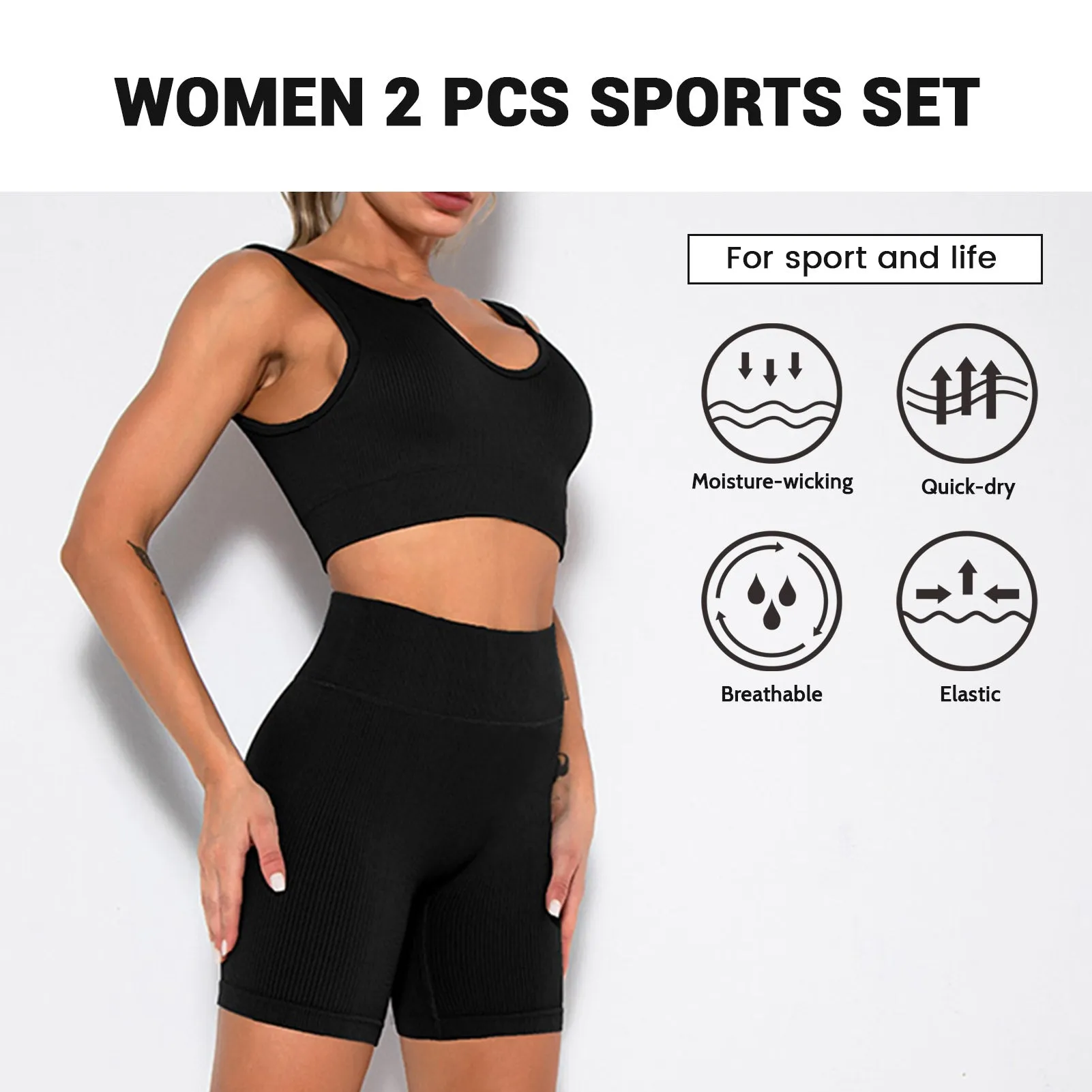 Women Sports Set - 2 Piece Outfit