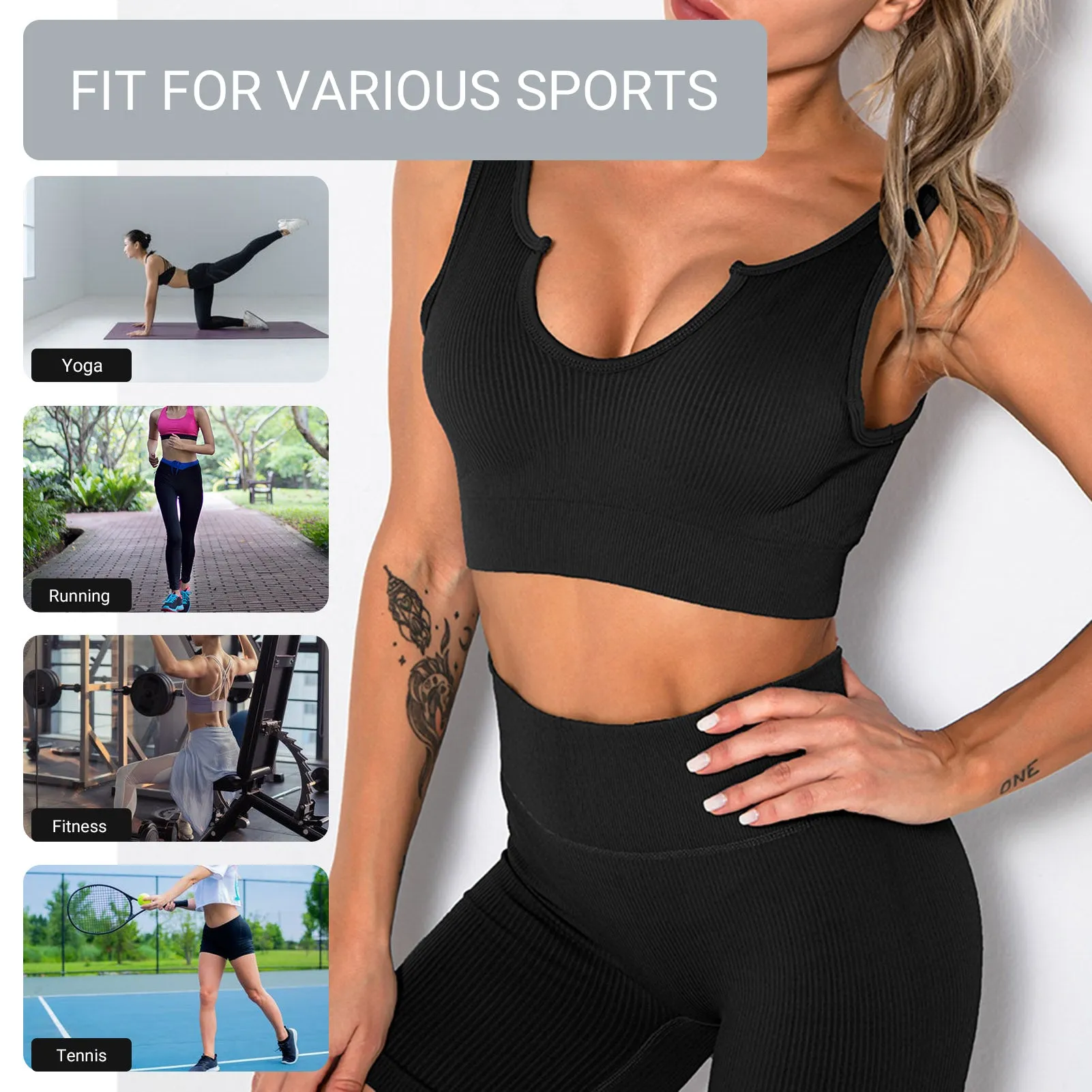 Women Sports Set - 2 Piece Outfit