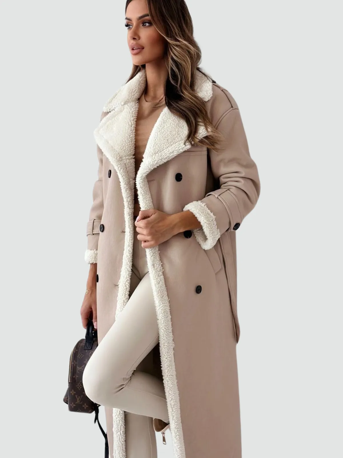 Zara - High Collar Wrap Coat