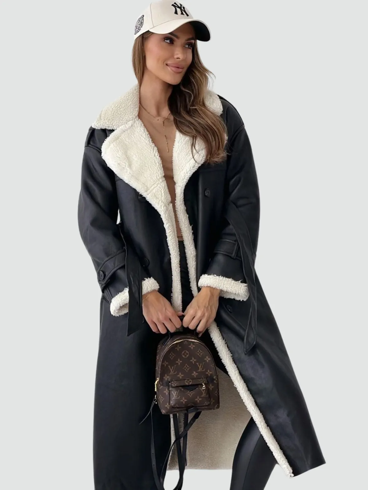 Zara - High Collar Wrap Coat