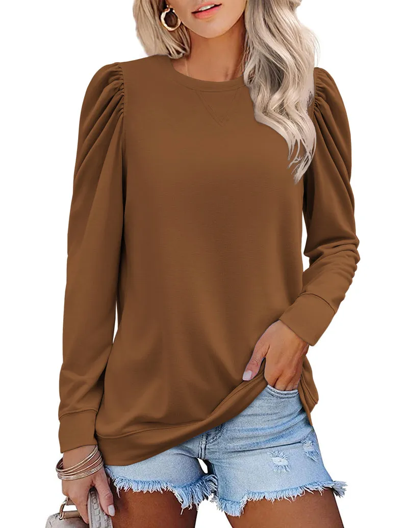 Zeagoo Tunic Tops for Women Casual Crew Neck Pullover