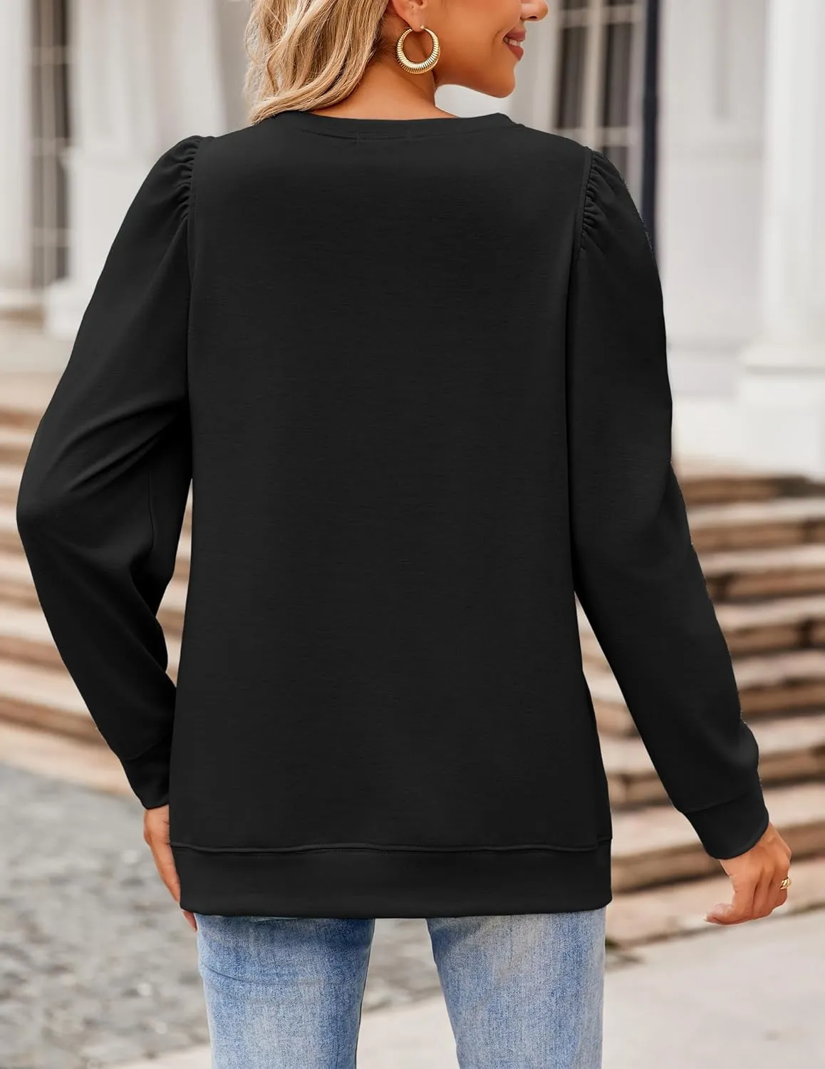 Zeagoo Tunic Tops for Women Casual Crew Neck Pullover