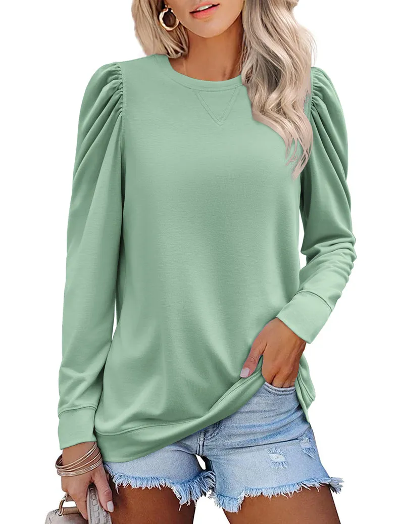 Zeagoo Tunic Tops for Women Casual Crew Neck Pullover
