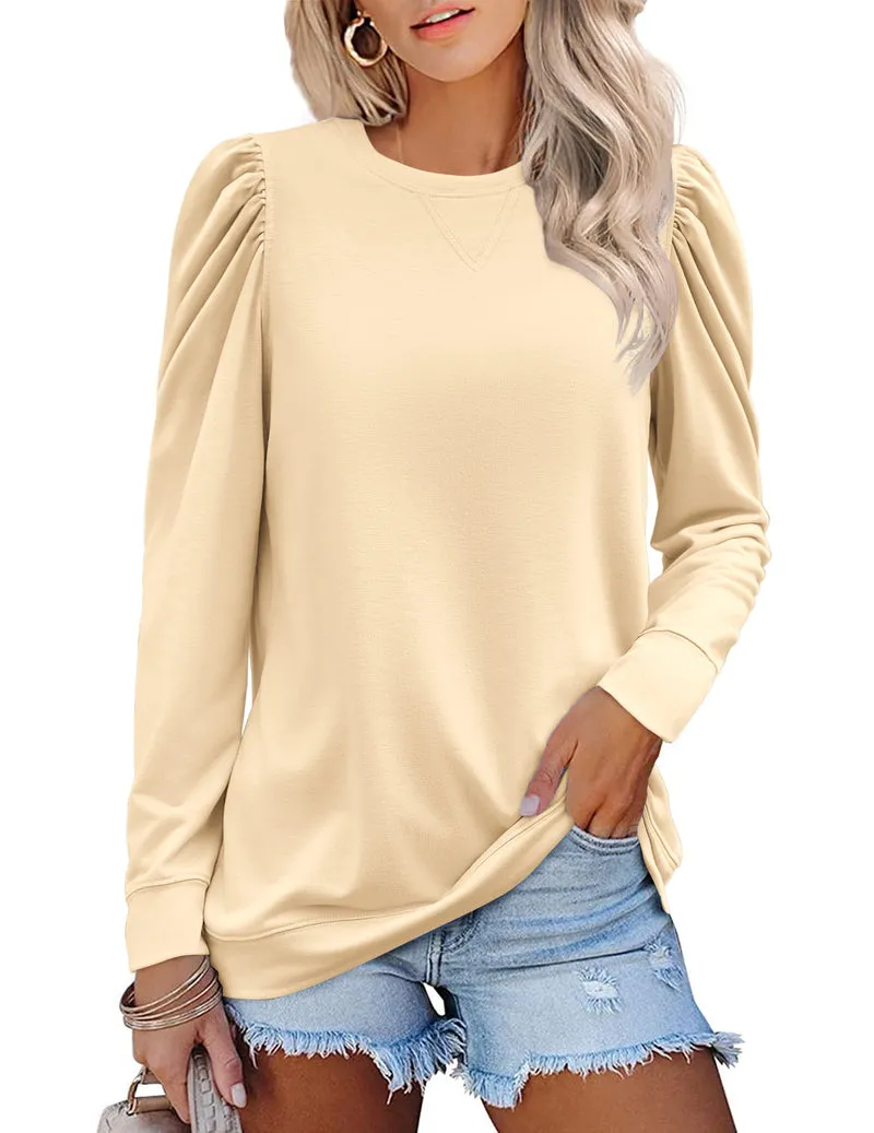 Zeagoo Tunic Tops for Women Casual Crew Neck Pullover