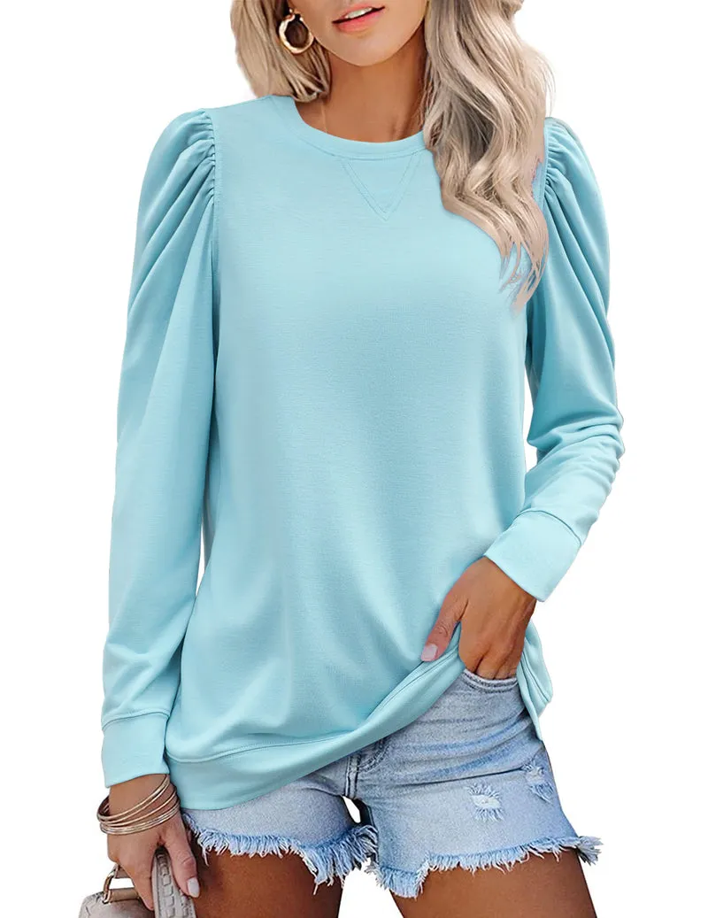 Zeagoo Tunic Tops for Women Casual Crew Neck Pullover