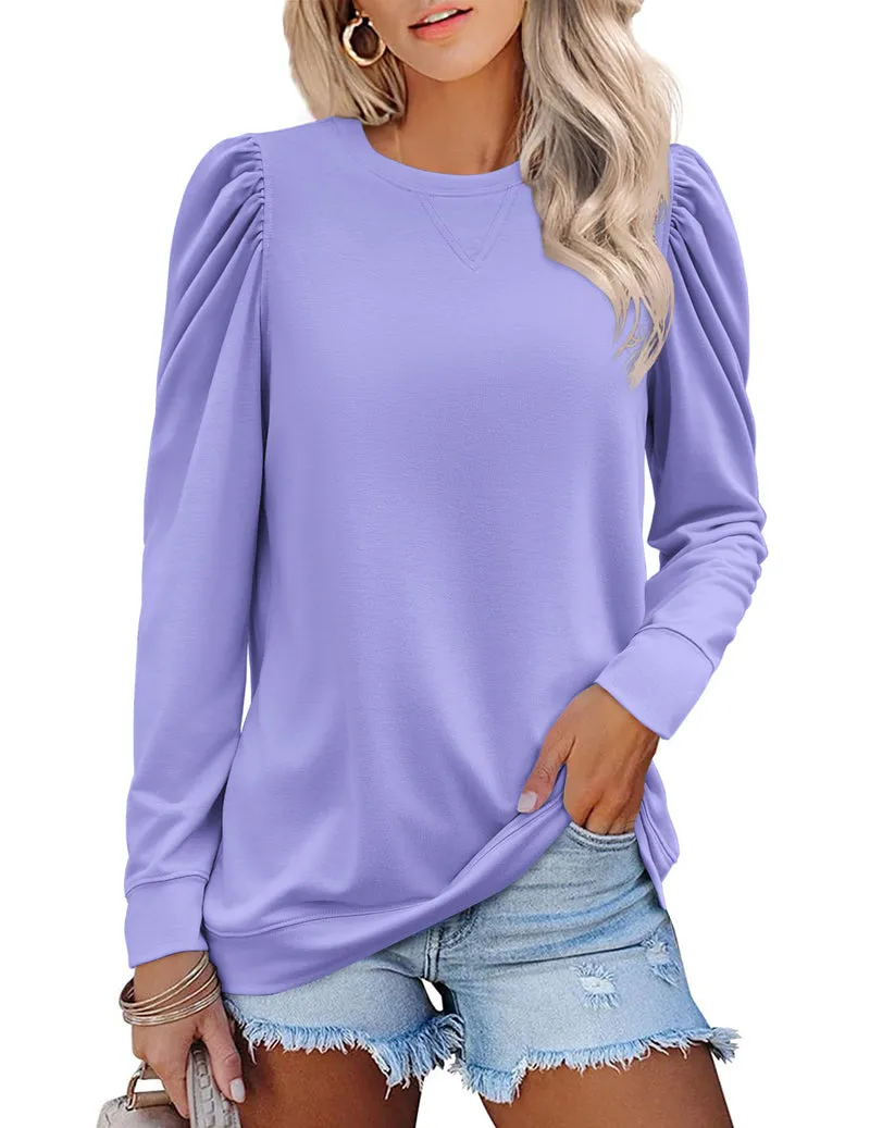 Zeagoo Tunic Tops for Women Casual Crew Neck Pullover
