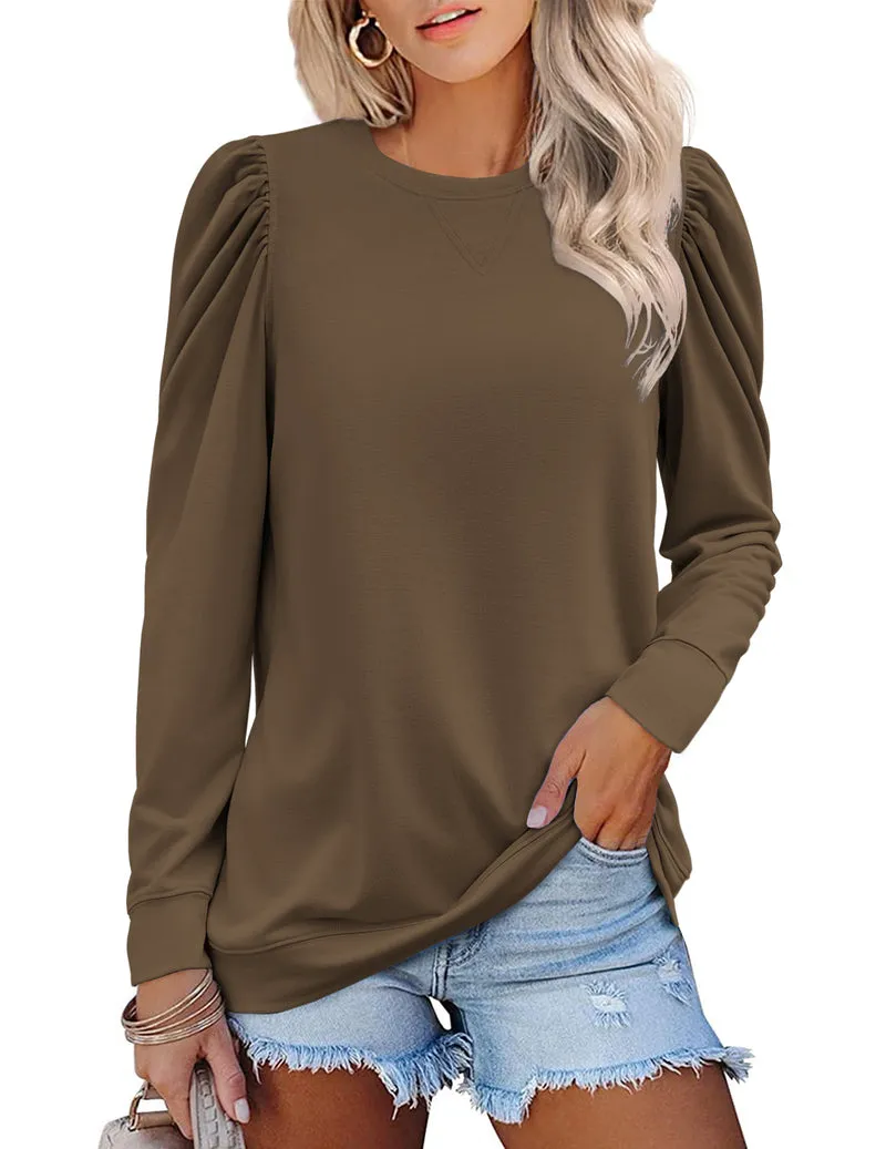 Zeagoo Tunic Tops for Women Casual Crew Neck Pullover