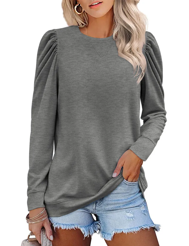 Zeagoo Tunic Tops for Women Casual Crew Neck Pullover
